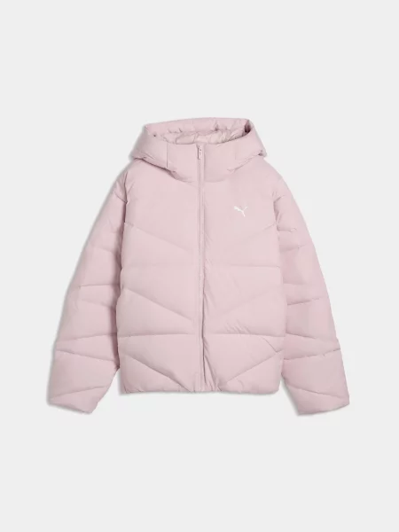 Пуховик PUMA Hooded Down Puffer Jacket W комбінований верх рожевий