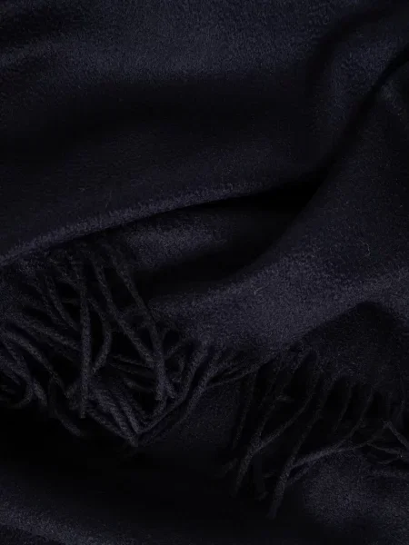 Fular Max Mara cu broderie albastru