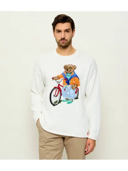 POLO RALPH LAUREN Pulover alb