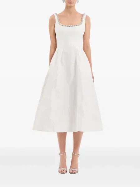 Rochie midi Rebecca Vallance alb
