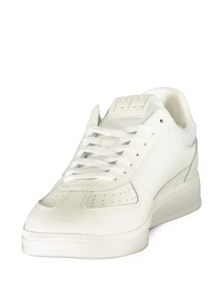 Sneakerși Tommy Hilfiger cu autograf alb
