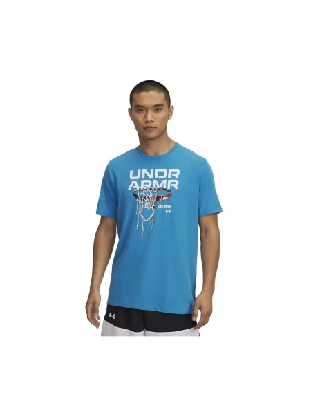 Tričko Under Armour modrá
