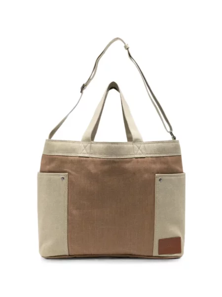 Geantă shopper A.p.c. cu autograf maro