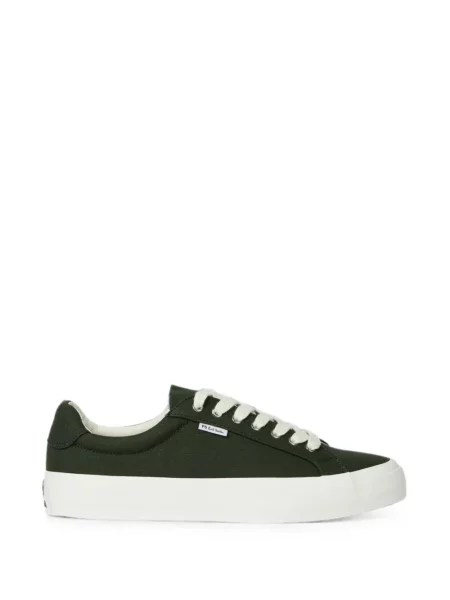 Sneakerși Ps Paul Smith cu șireturi din dantelă cu autograf verde