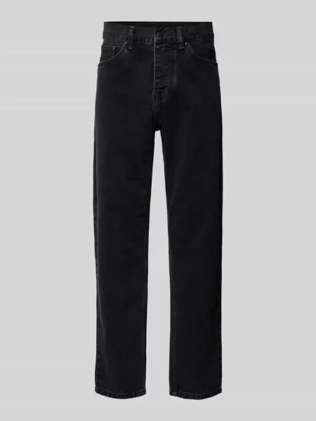Jeansy Carhartt Wip z kamieniami czarne