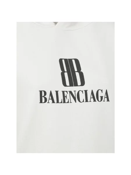 Lniana bluza Balenciaga biała