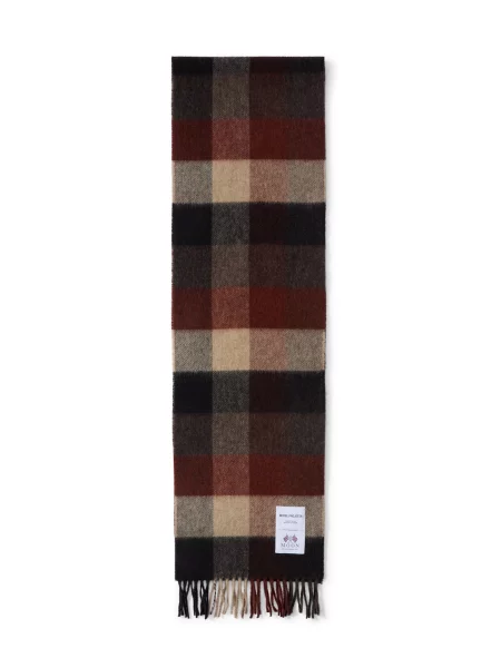 NORSE PROJECTS Sál Norse Moon / sötét barna / piros bézs
