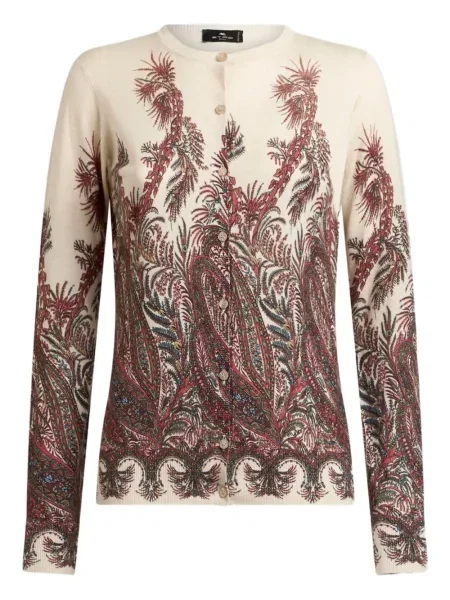 Cardigan Etro cu imagine cu model paisley