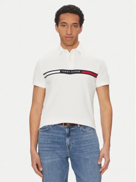 Tommy Hilfiger Polo tričko biela