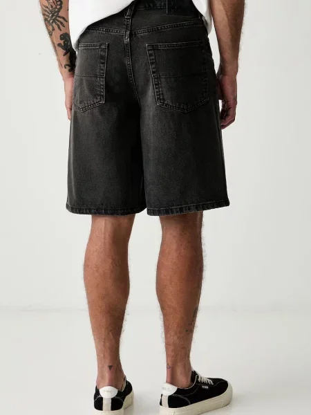 Szorty jeansowe Vans w kratę czarne