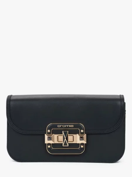 Кожаная сумка Cromia черная