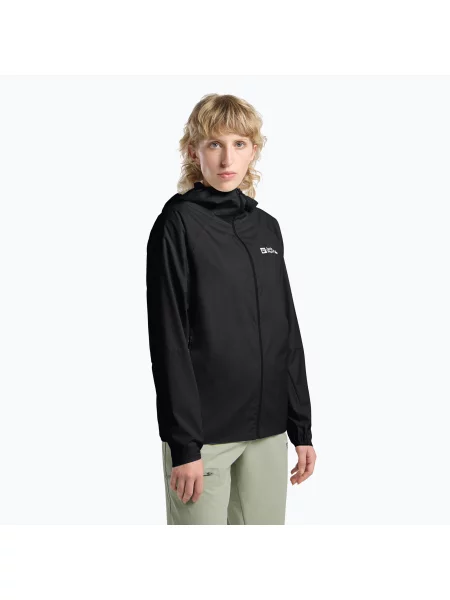 Kurtka przeciwwiatrowa Jack Wolfskin Prelight Octa black czarna