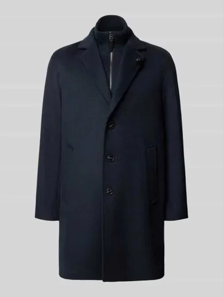 Płaszcz o kroju regular fit z wkładką w postaci kamizelki Joop! Collection granatowa