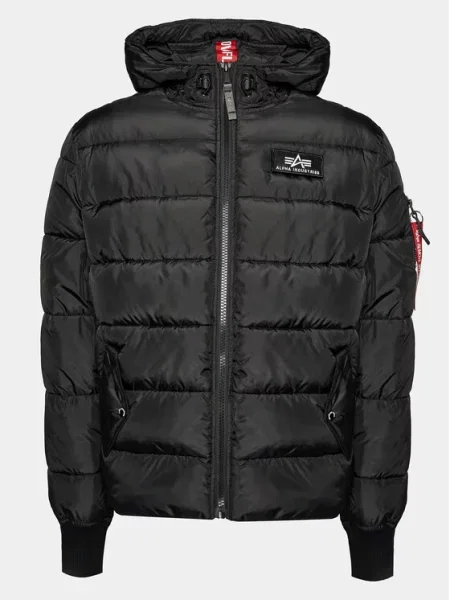 ALPHA INDUSTRIES Funkční bunda / bílá černá