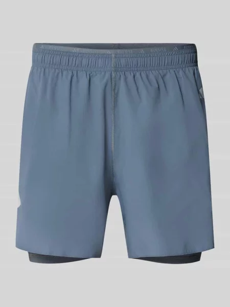 Szorty sportowe o kroju regular fit z nadrukiem z logo model M' Adidas Training
