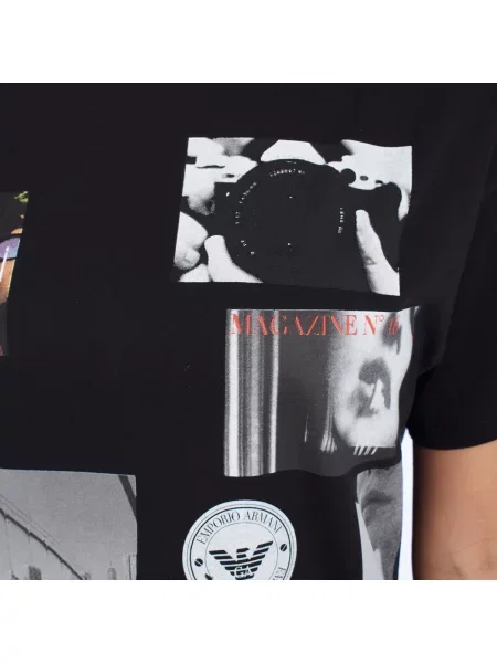Tričko Emporio Armani čierna