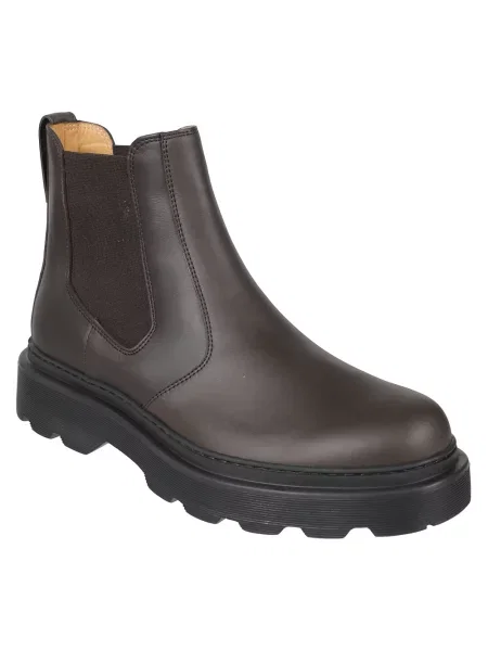 Sztyblety Tod's skórzane brązowe