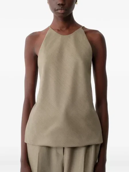 Top Calvin Klein cu gât halter
