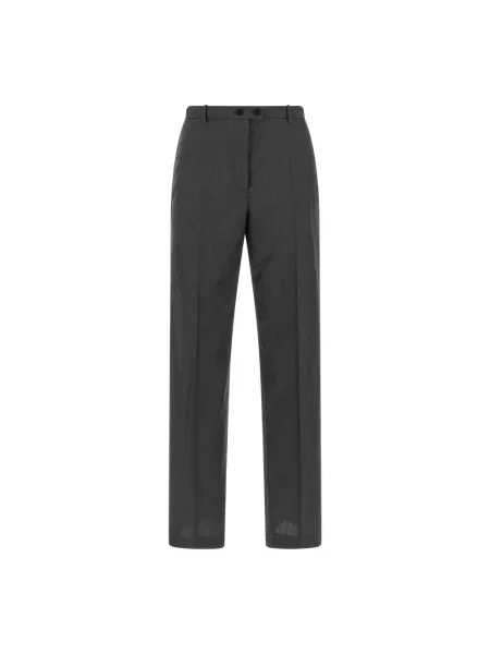 Spodnie Jil Sander wełniane szare