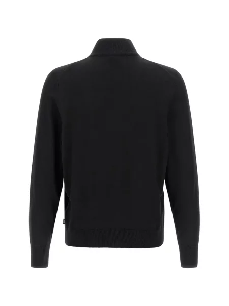 Pulover Boss de lână negru
