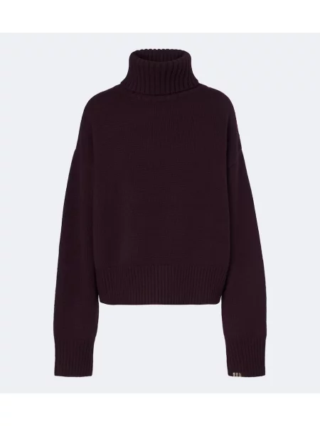 Ošišano džemper Extreme Cashmere od kašmira ljubičasta