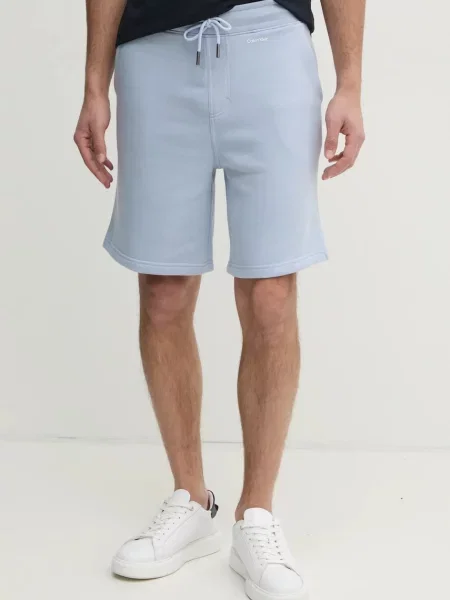 Къс панталон Calvin Klein синьо