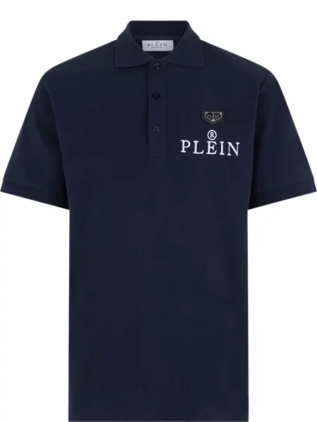 Polo Philipp Plein με κέντημα μπλε