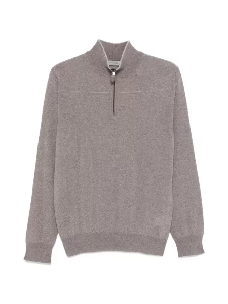 Košile Canali hnědá