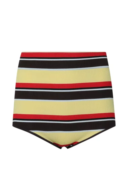 Pantaloni scurți Rabanne tricotate galben