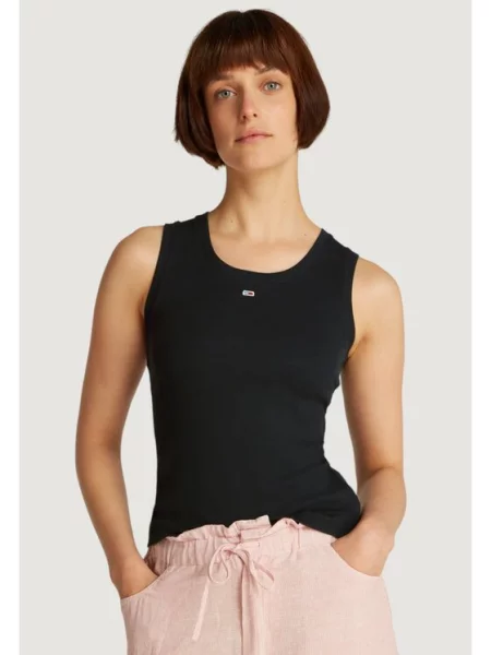 Majica Tommy Jeans črna