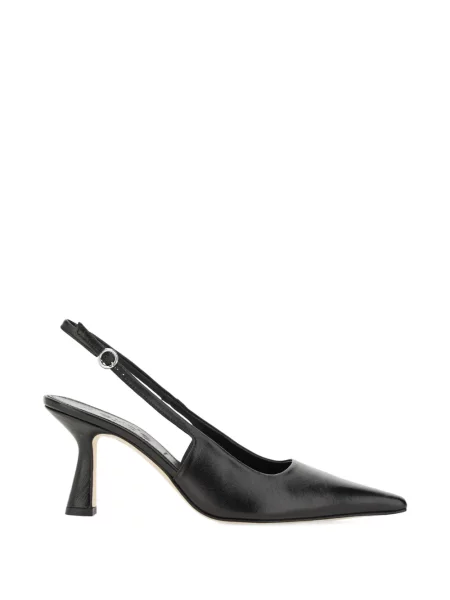 Pantofi cu toc Aeyde slingback negru