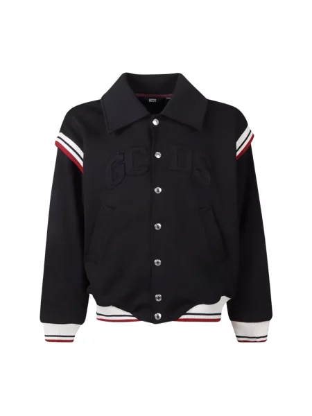 Kurtka bomber Gcds z logo czarny