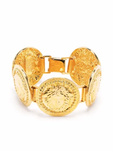 Velký náramek Versace Pre-owned zlatý