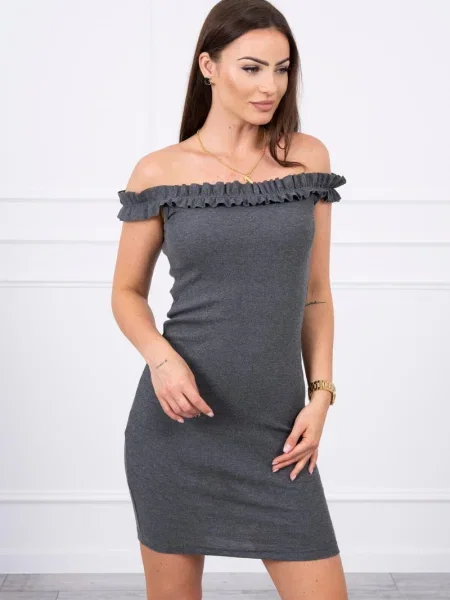 Rochie Marka Niezdefiniowana cu volane de costum