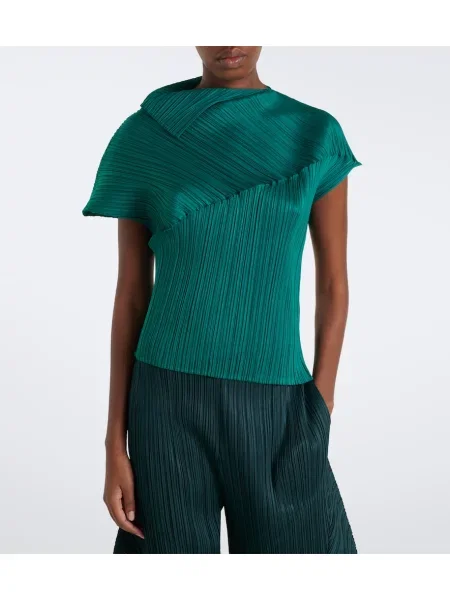 Top Pleats Please Issey Miyake zelená