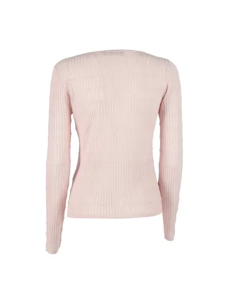 Sweter Max Mara Studio wełniany różowy