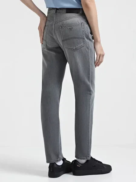 Бойфренди Emporio Armani сірий