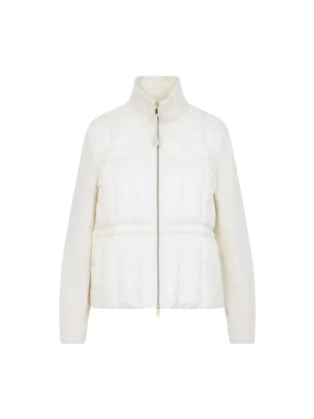 Kardigan Moncler wełniany biały