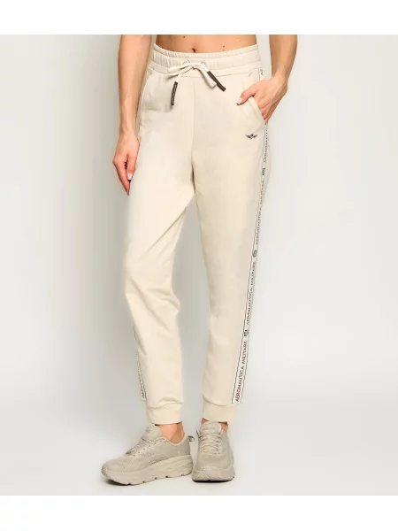 Aeronautica Militare Pantaloni de trening bej