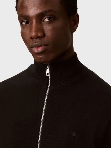 Шерстяной кардиган Calvin Klein черный