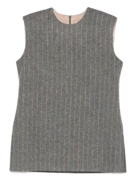 Kamizelka Carven w paski szara