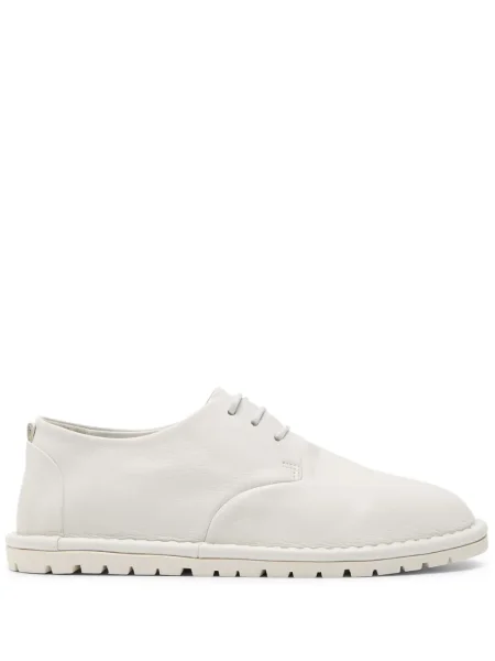 Pantofi derby Marsell din piele alb