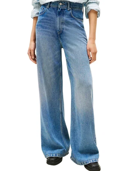 Proste jeansy Tommy Hilfiger niebieskie