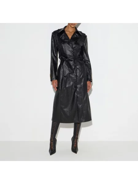 Trencz Elisabetta Franchi czarny