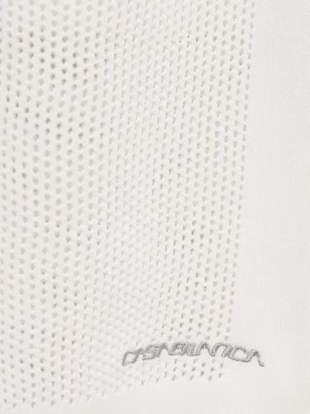 Siuvinėtos tinklinės šortai Casablanca balta
