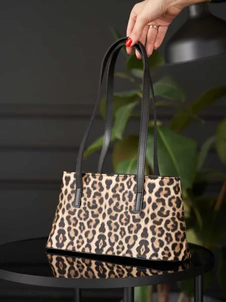 WeLassie Сумка stilxna-zhnocha-sumochka-sxyuzen-leopard Штучна шкіра коричневий