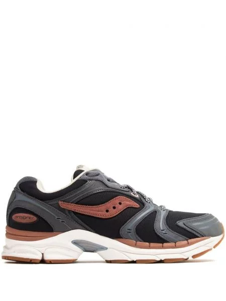 Sneakerși Saucony din piele de căprioară gri