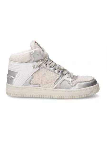 Sneakersy Philippe Model skórzane do tenisa białe