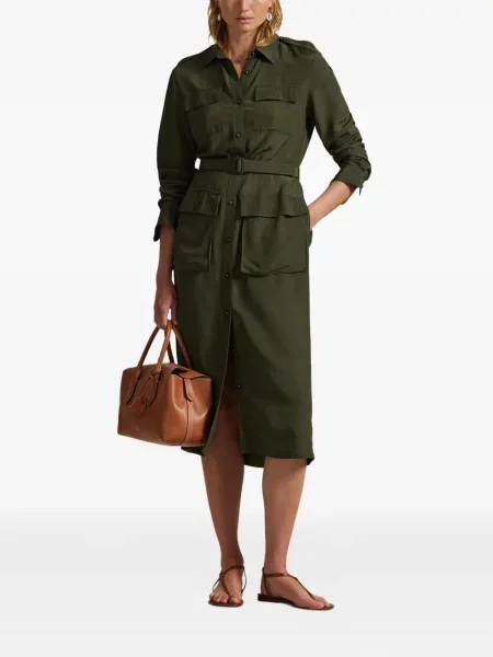 Spodnie Polo Ralph Lauren skórzane z nadrukiem z wzorem paisley czarne