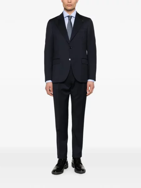 Costum Lardini cu un singur rând de nasturi albastru